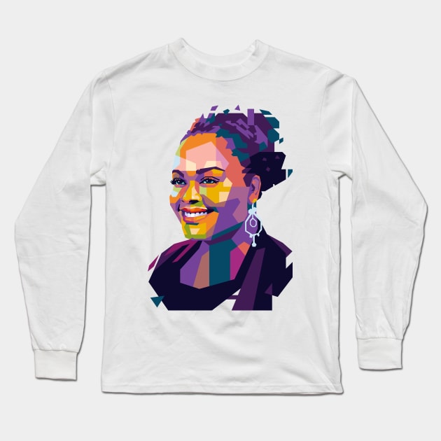 Jill Scott Long Sleeve T-Shirt by REKENINGDIBANDETBRO